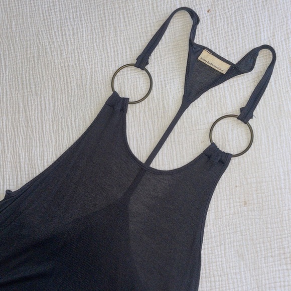 Society for Rational Dress razor back tank top w/ metal loops. Feels like Butta - Picture 2 of 7